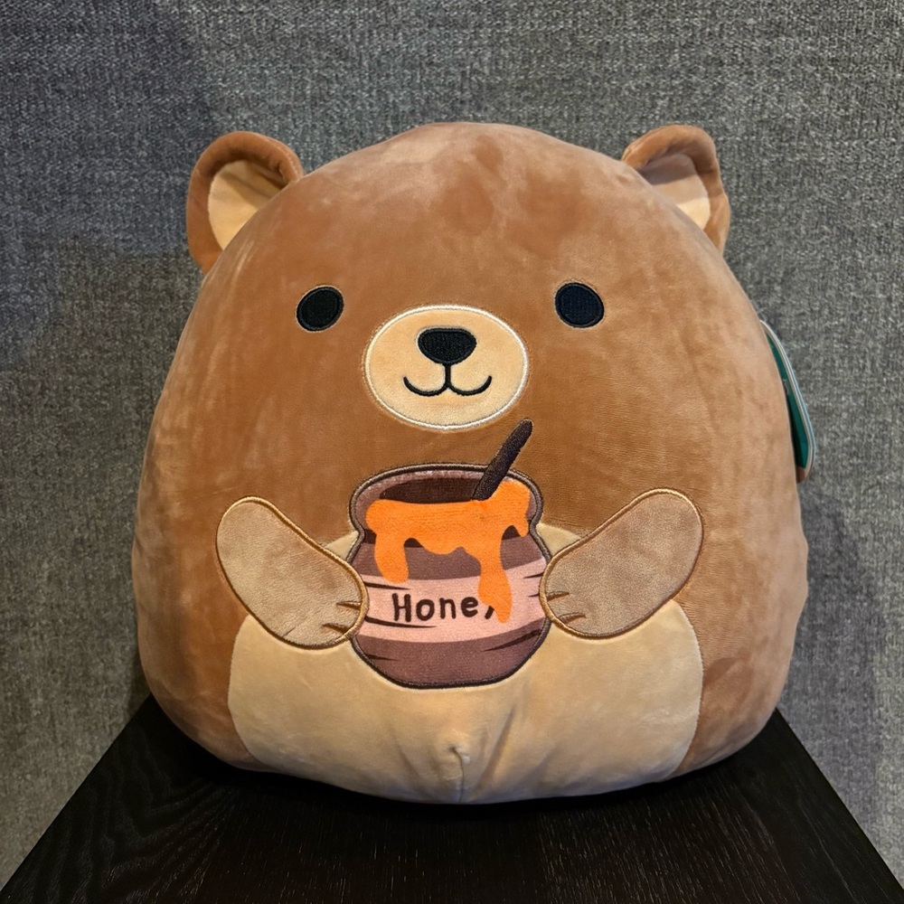 Baron Bear Squishmallow Honey Pot